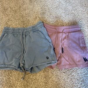 YoungLA Men's Athletic Shorts - Blue and Pink